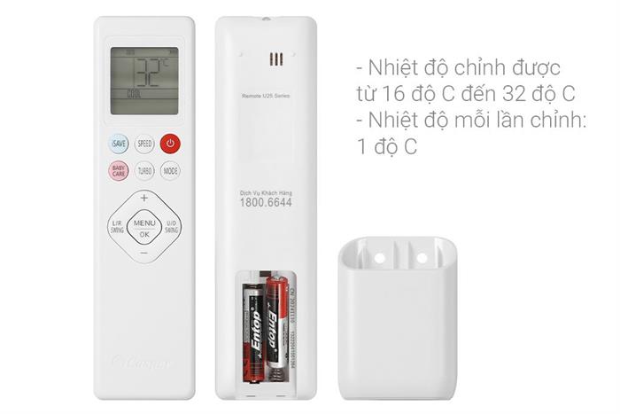 Điều Hòa Casper Inverter 18000 BTU 2 Chiều QH-18IU36A